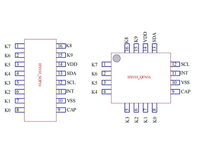 HY010 超强抗 EMC 干扰触控按键芯片